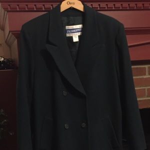 Stunning long 100% wool Pendleton coat size 14